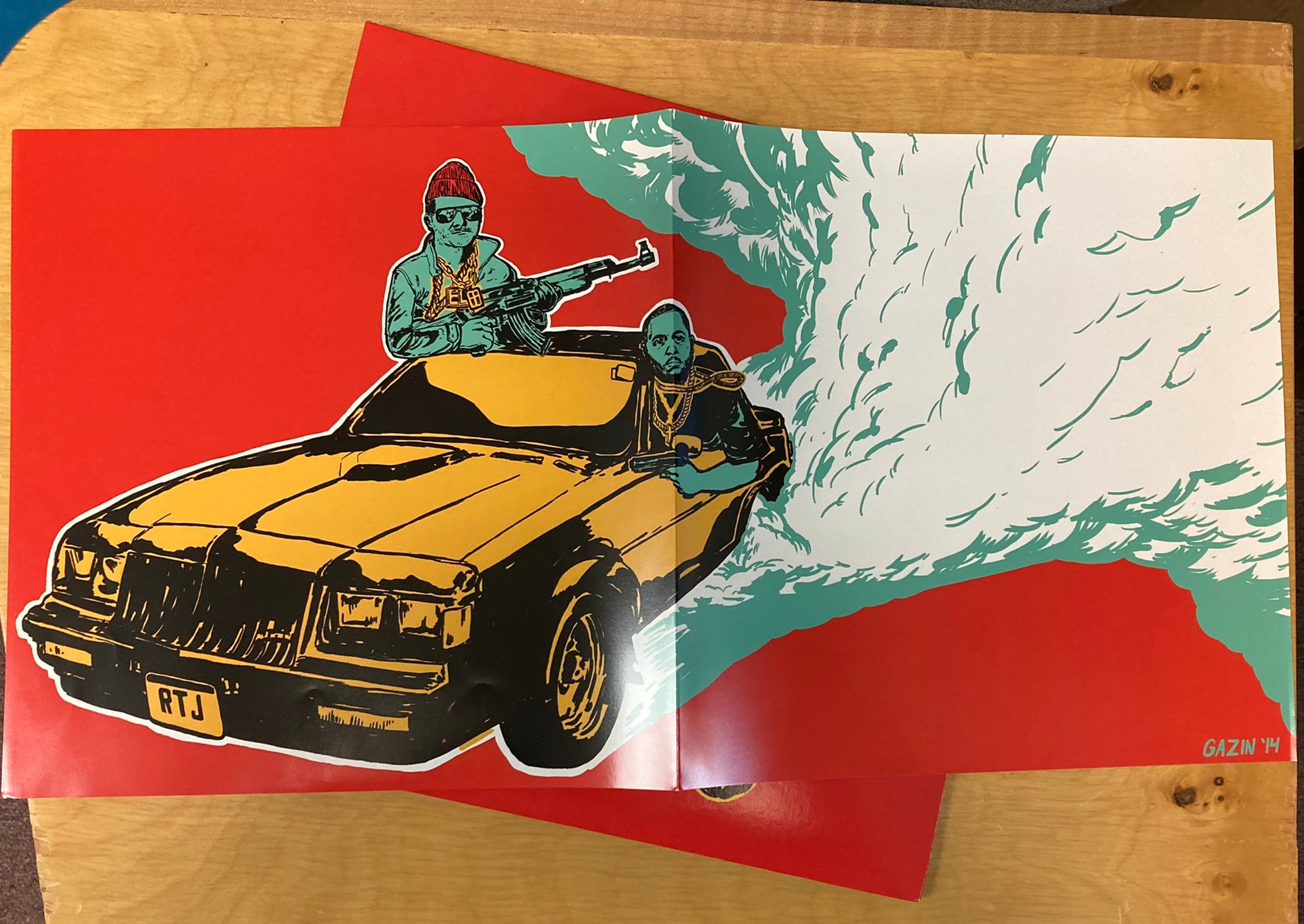 Run the Jewels outlet - *signed* RTJ2 Teal Vinyl